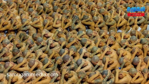 எல் சால்வடார் மெகா சிறைச்சாலையில் அடைக்கப்பட்டுள்ள ஆயிரக்கணக்கான கைதிகள் : மனதை உருக்கும் புகைப்படங்கள்! SamugamMedia 